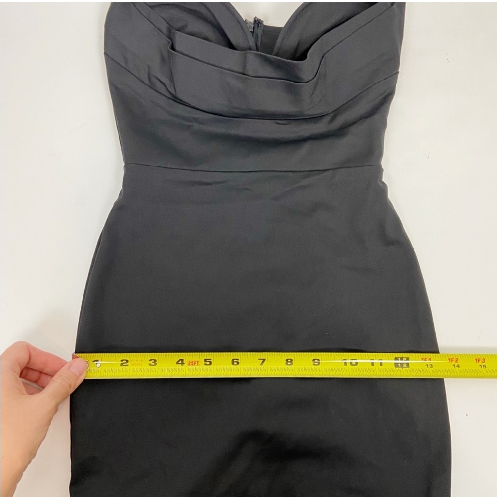 More To Come Sophia Strapless Midi Dress in Black - Picture 5 of 9